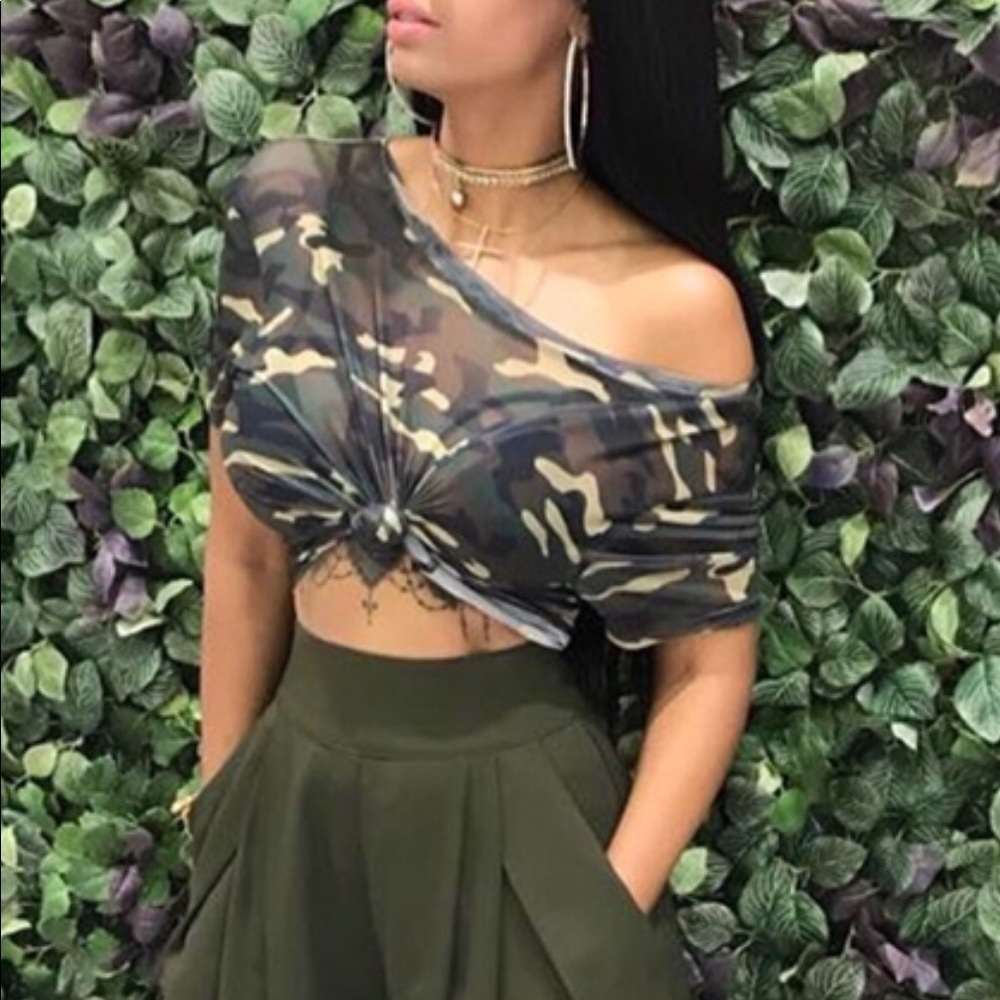 Camp crop top